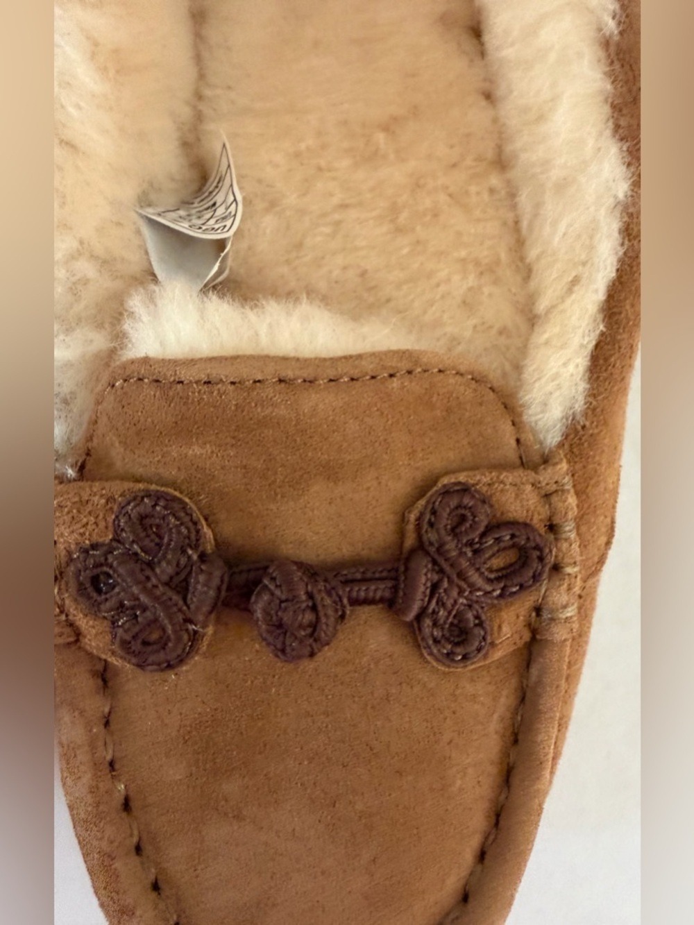 UGG Australia W Suki Moccasin Slippers - Chestnut - Size 7 - New in Box! - Picture 7 of 11